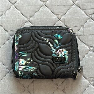 Lug Black Floral Women's Wallet
